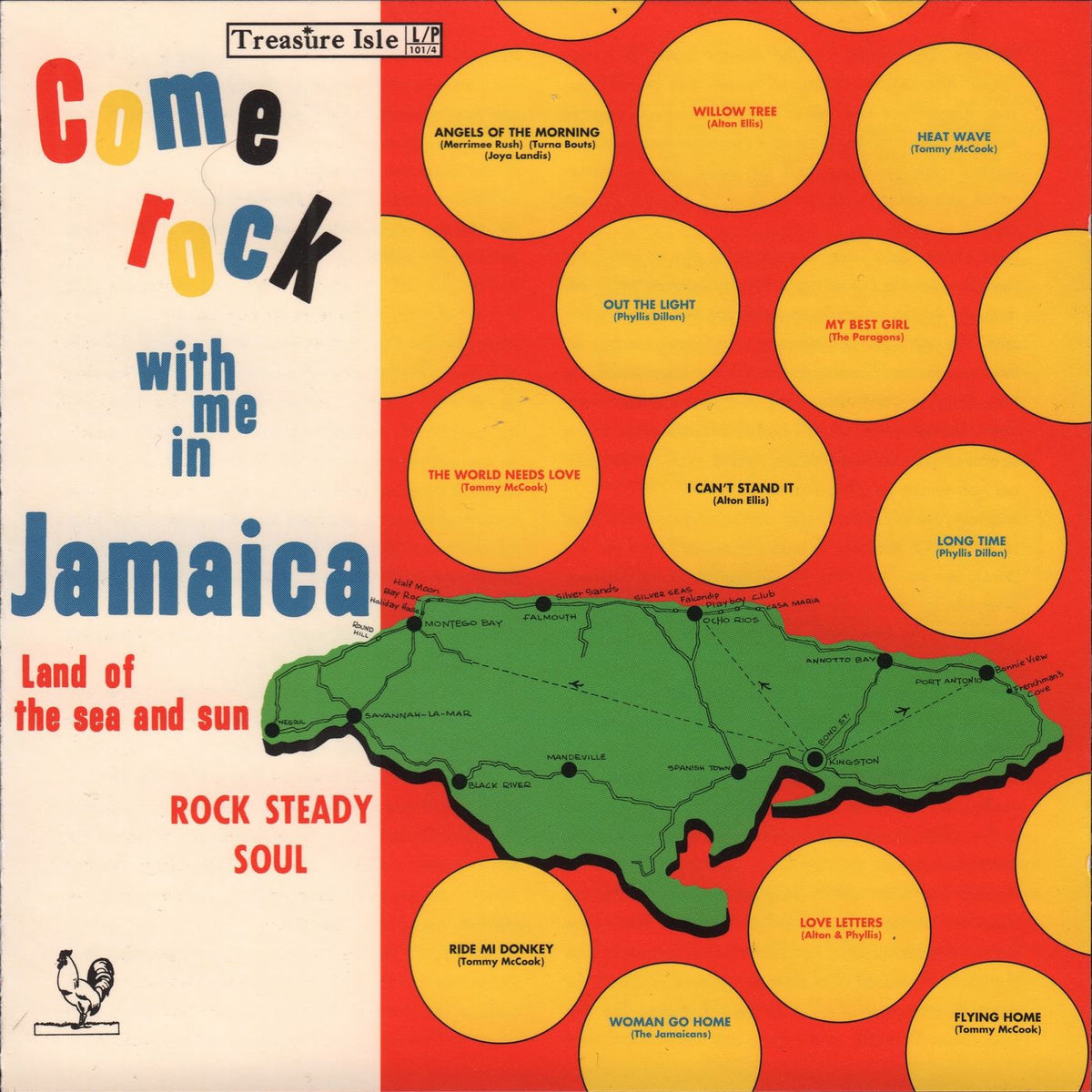 Various Artists – Come Rock With Me in Jamaica (Replica Edition) vinyl record cover