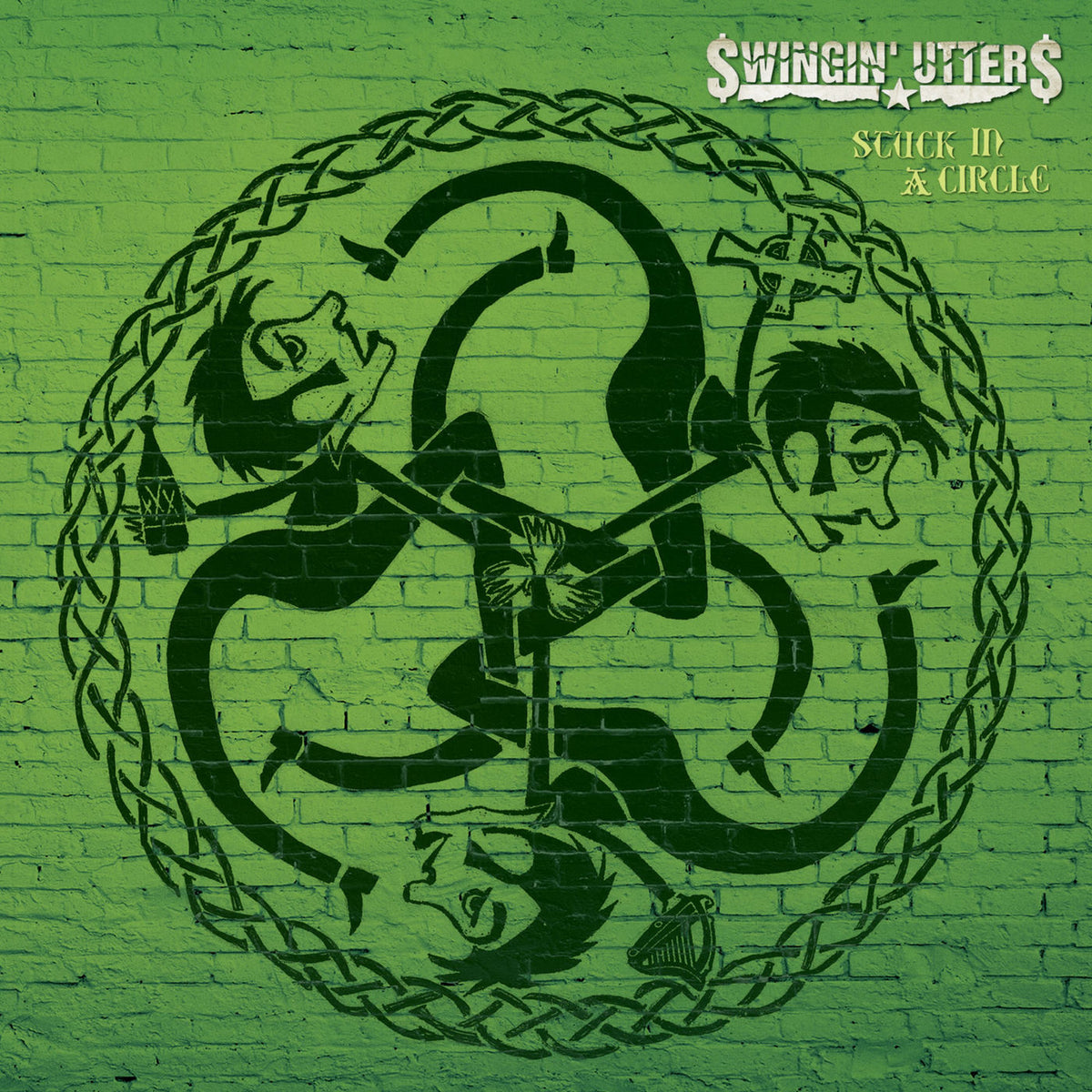 Swingin' Utters – Stuck in a Circle vinyl cover