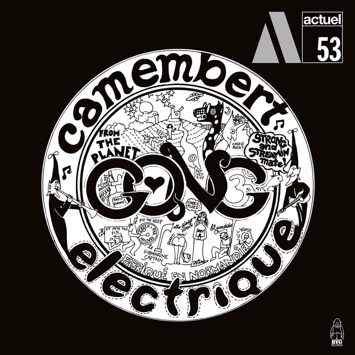 Gong – Camembert Electrique vinyl record cover