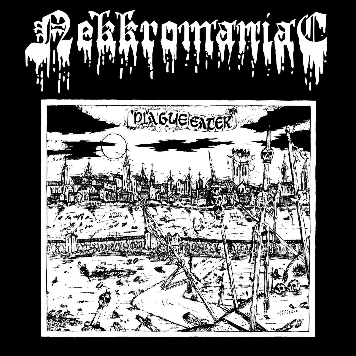 Nekkromaniac – Plague Eater vinyl record cover