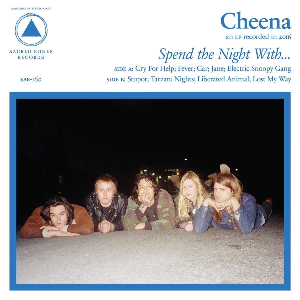Cheena – Spend the Night With... vinyl record cover