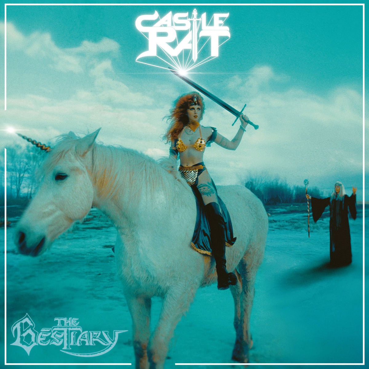 Castle Rat – The Bestiary (White Vinyl) (Phd Exclusive) vinyl record cover