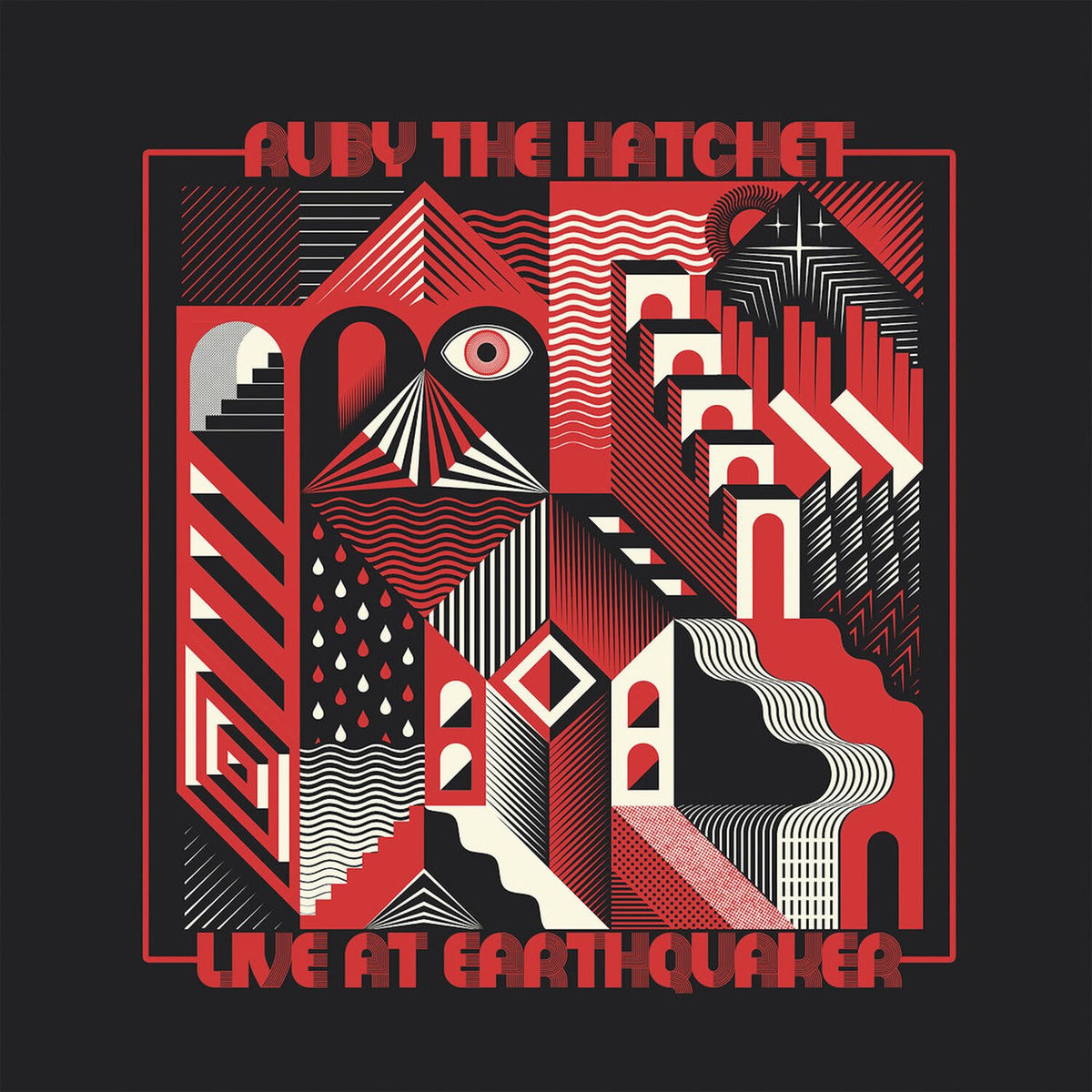 Ruby The Hatchet – Live at Earthquaker vinyl cover