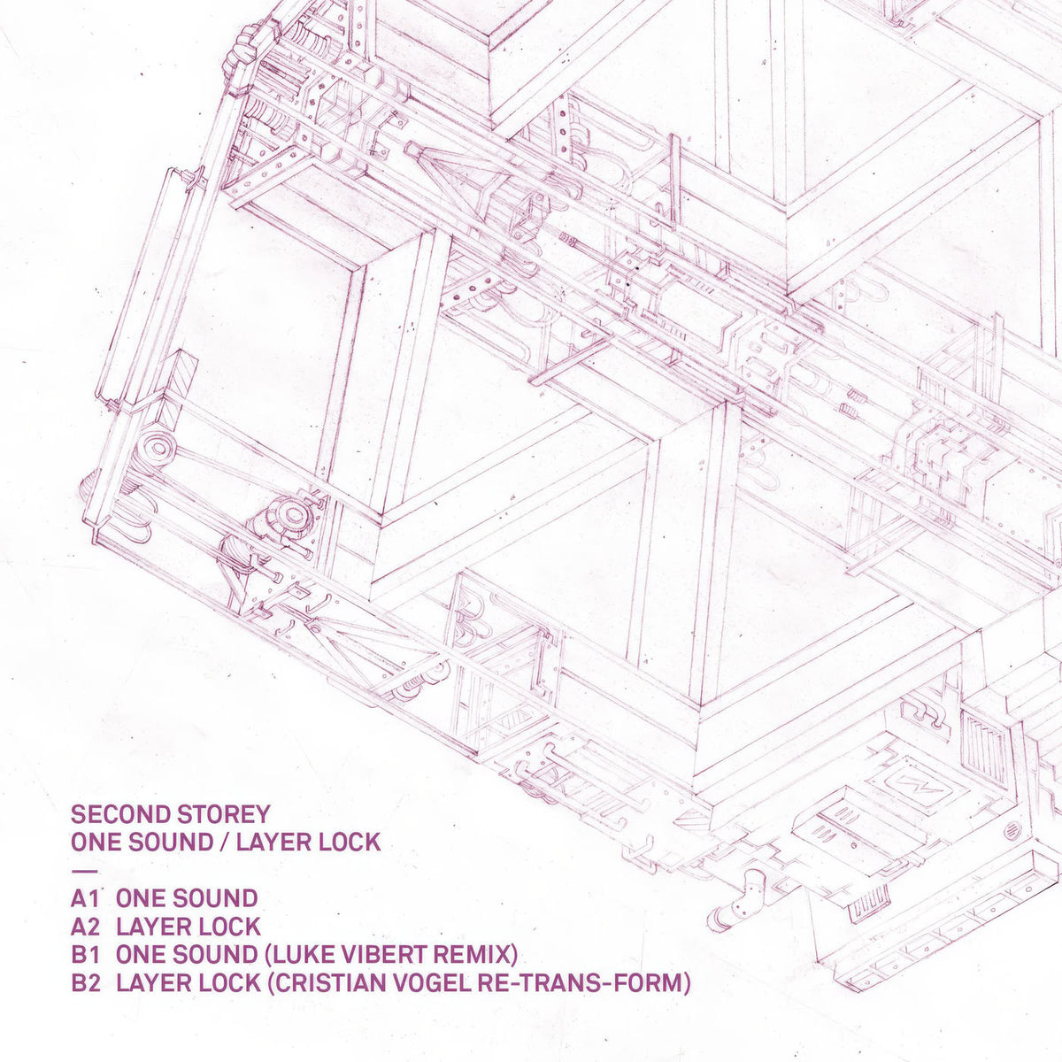 Second Storey – One Sound / Layer Lock vinyl cover