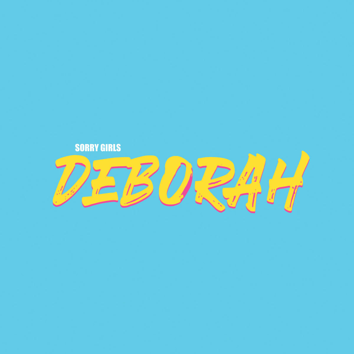 Sorry Girls – Deborah vinyl record cover
