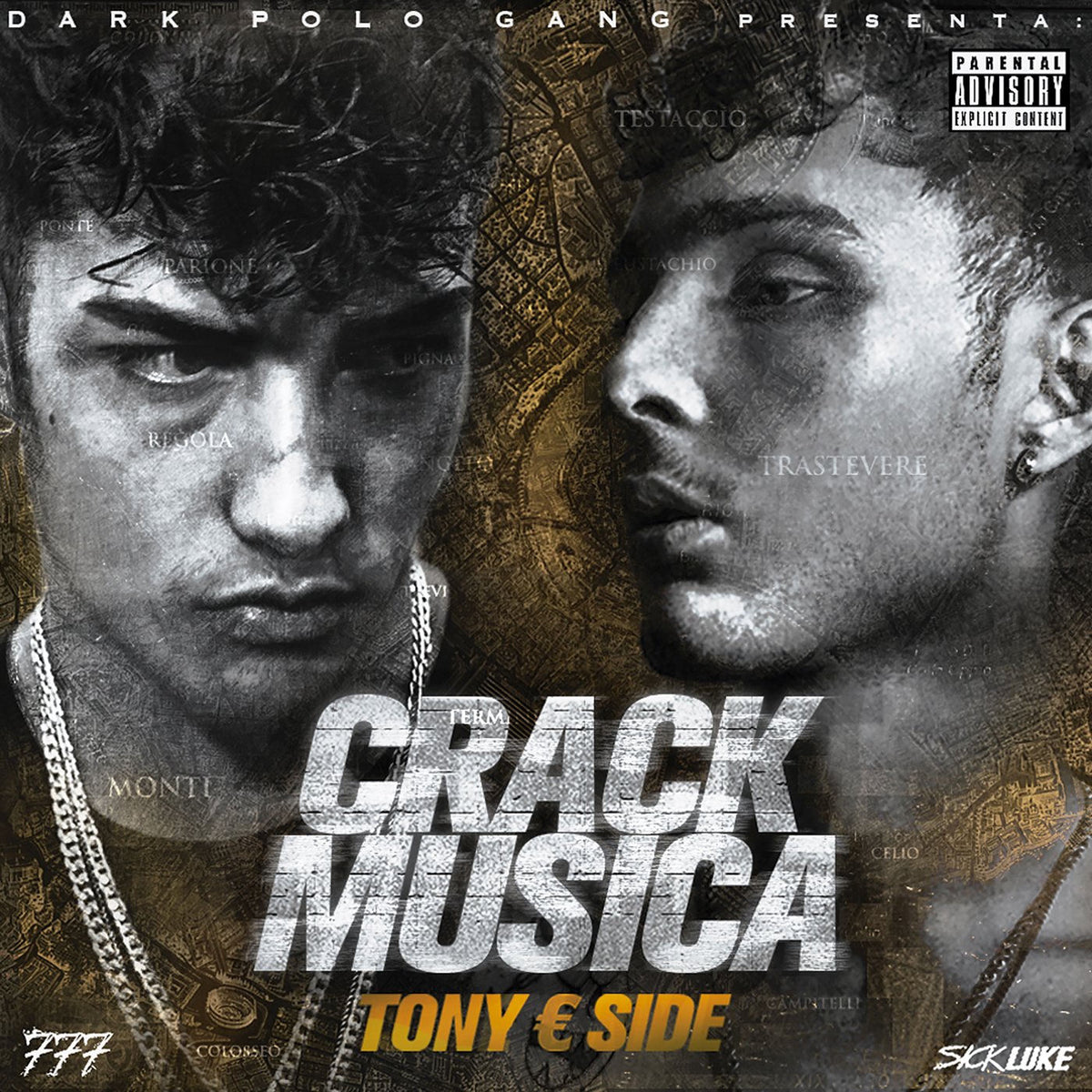 Dark Polo Gang – Crack Musica vinyl record cover