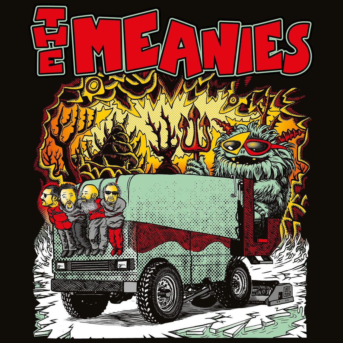 The Meanies – Zamboni / I Agree vinyl cover