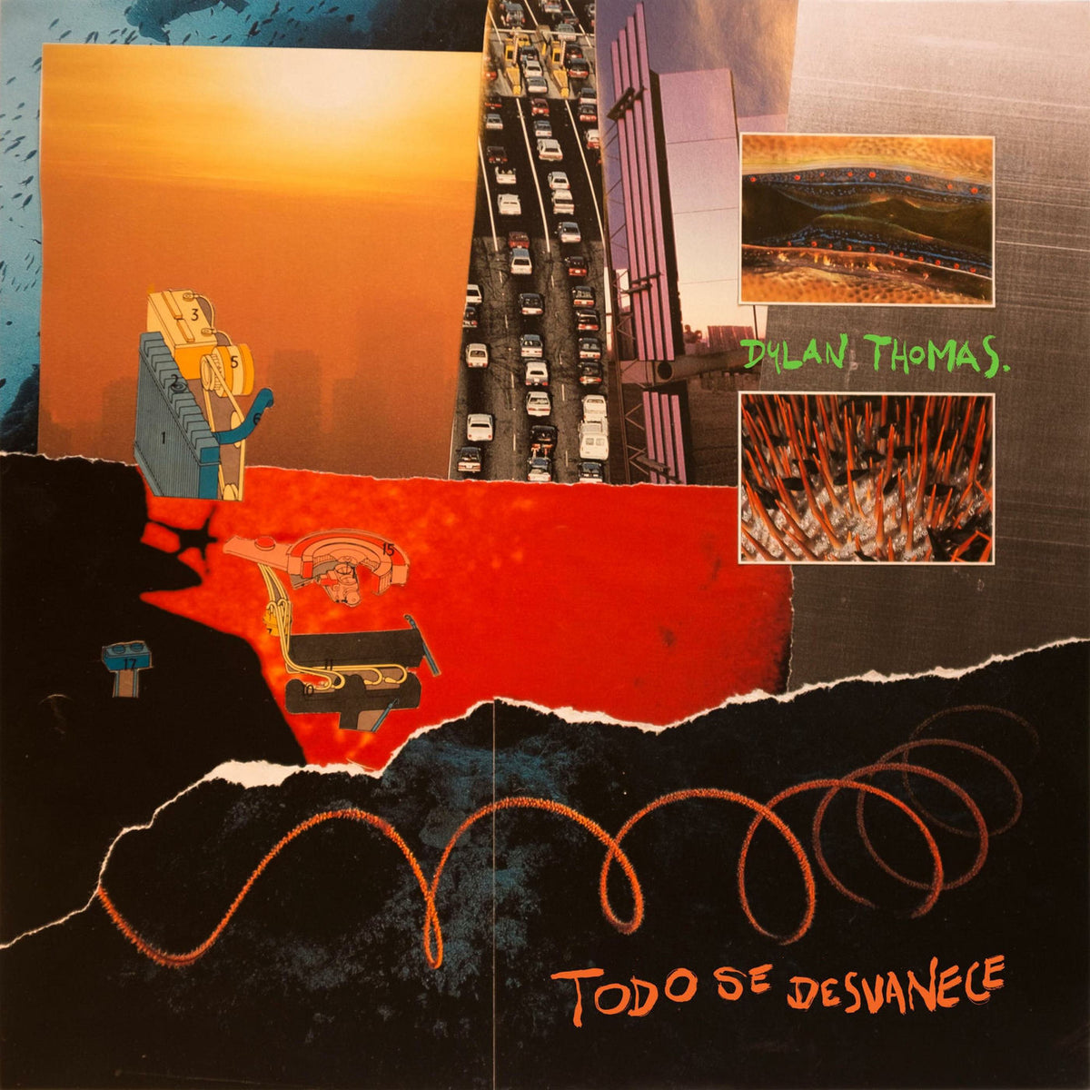 Dylan Thomas – Todo Se Desvanece vinyl record cover