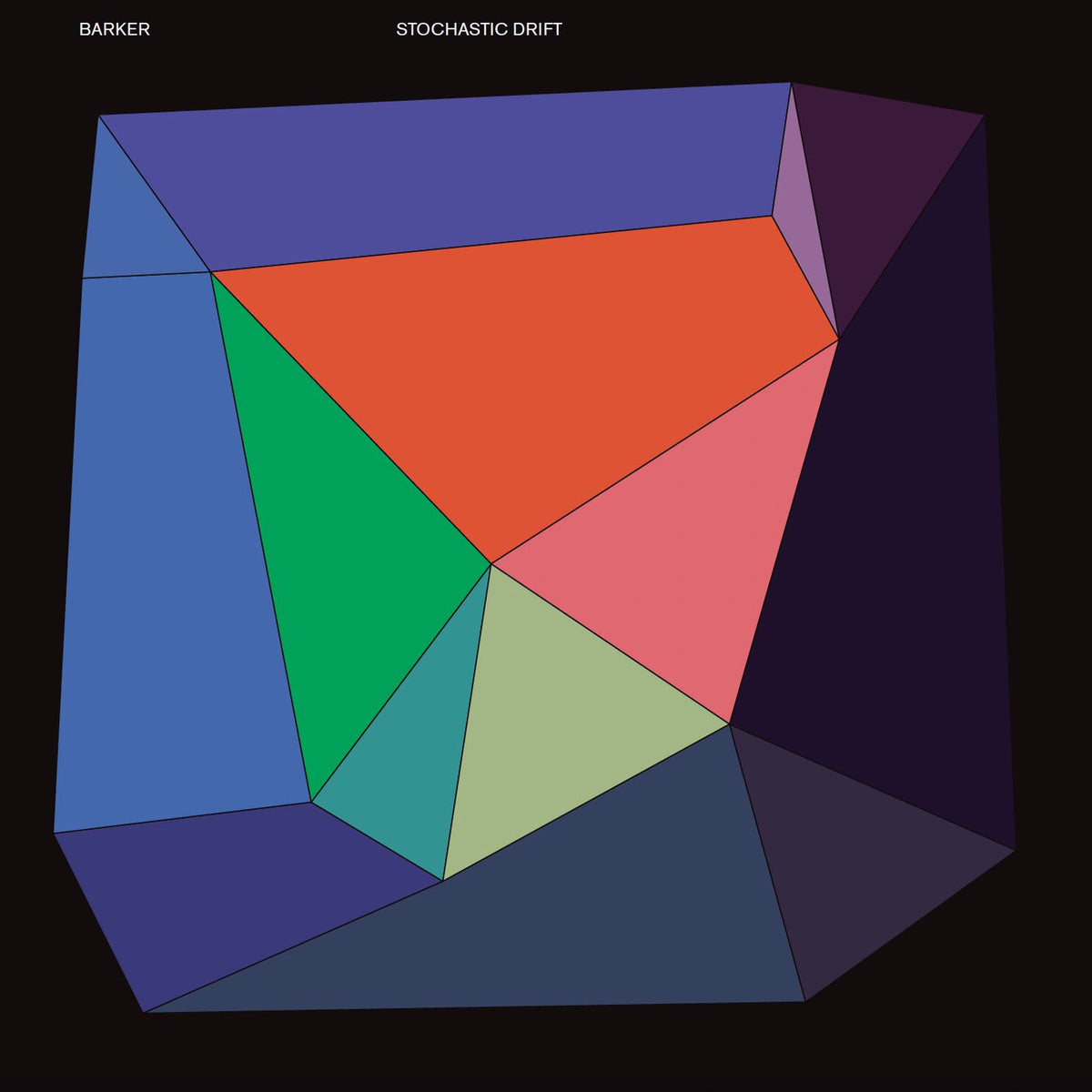 Barker – Stochastic Drift (TRANSPARENT VINYL) vinyl record cover