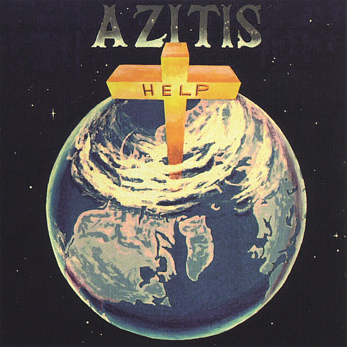 Azitis – HELP vinyl record cover