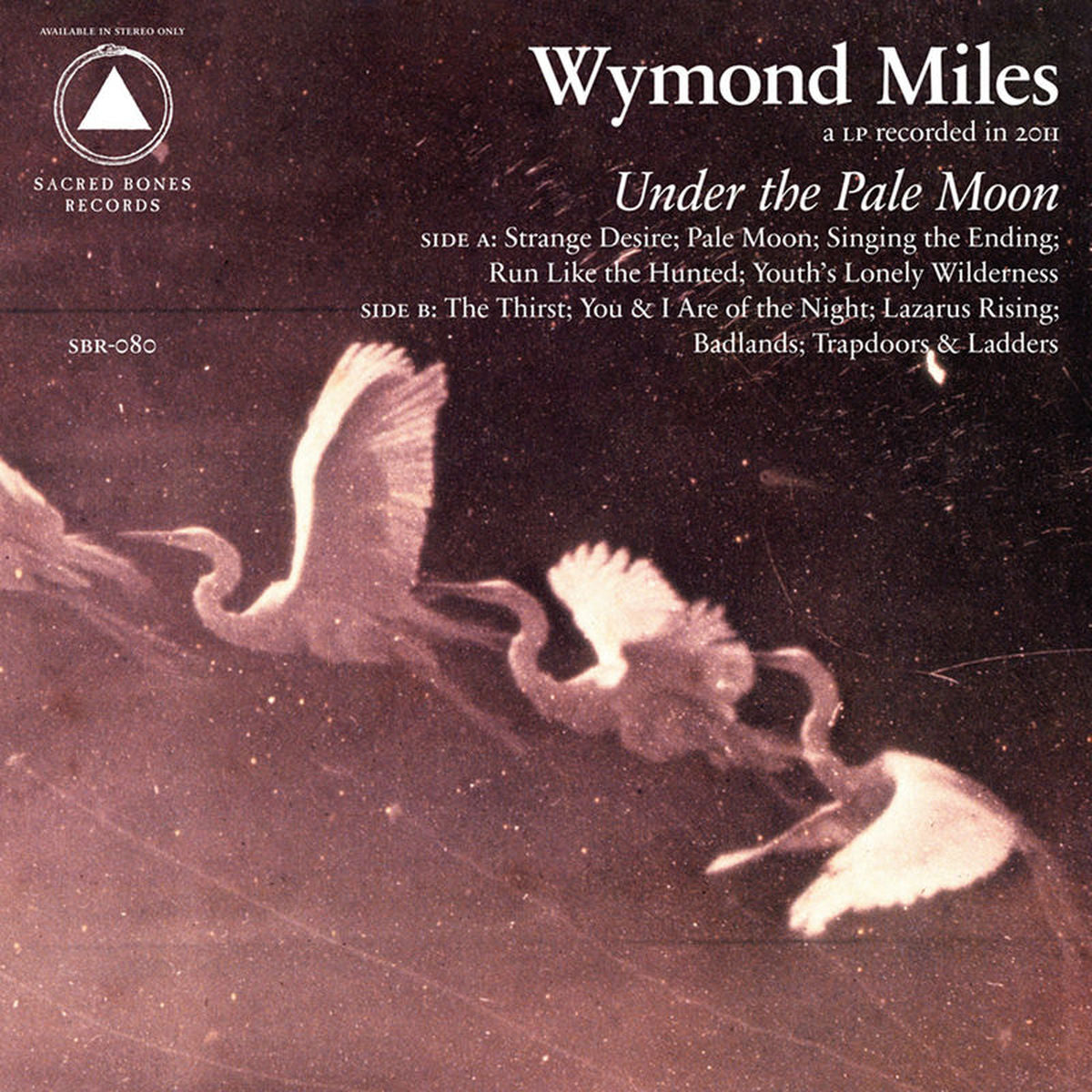 Wymond Miles – Under the Pale Moon vinyl cover