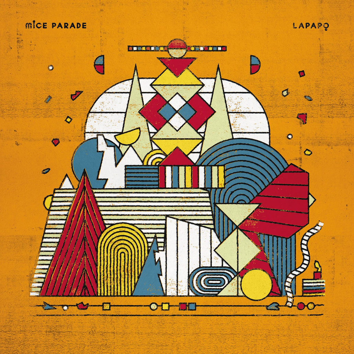 Mice Parade – Lapapo (CLEAR VINYL) vinyl record cover