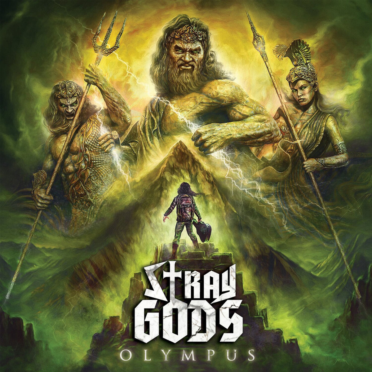 Stray Gods – Olympus (TRANSPARENT GREEN LP) vinyl record cover