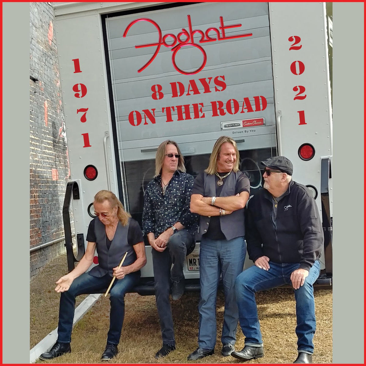 Foghat – 8 Days On the Road vinyl record cover