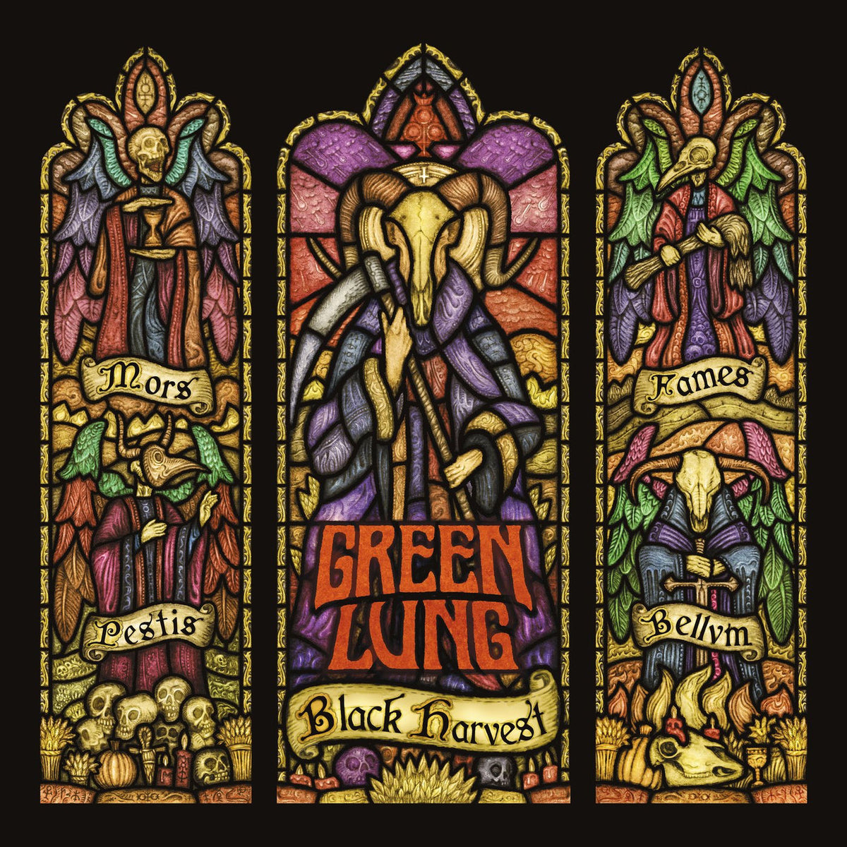 Green Lung – Black Harvest vinyl record cover