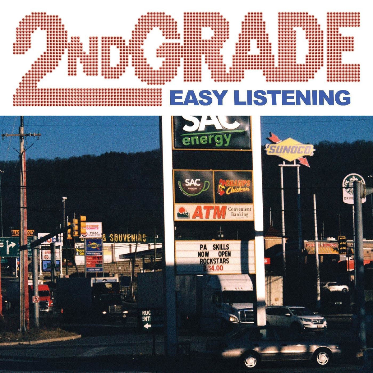 2Nd Grade – Easy Listening (BLUE VINYL) vinyl record cover