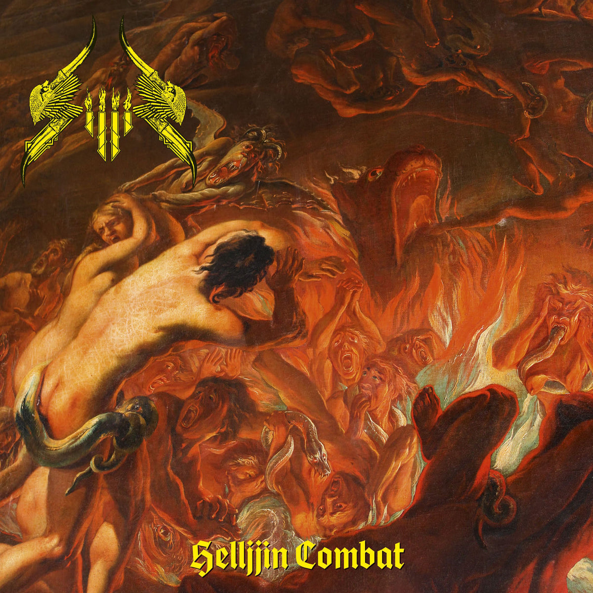 Sijjin – Helljjin Combat (Vinyl) vinyl record cover