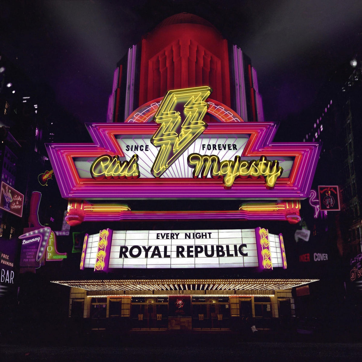 Royal Republic – Club Majesty vinyl record cover