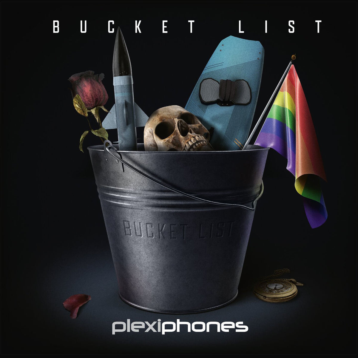 Plexiphones – Bucket List vinyl record cover