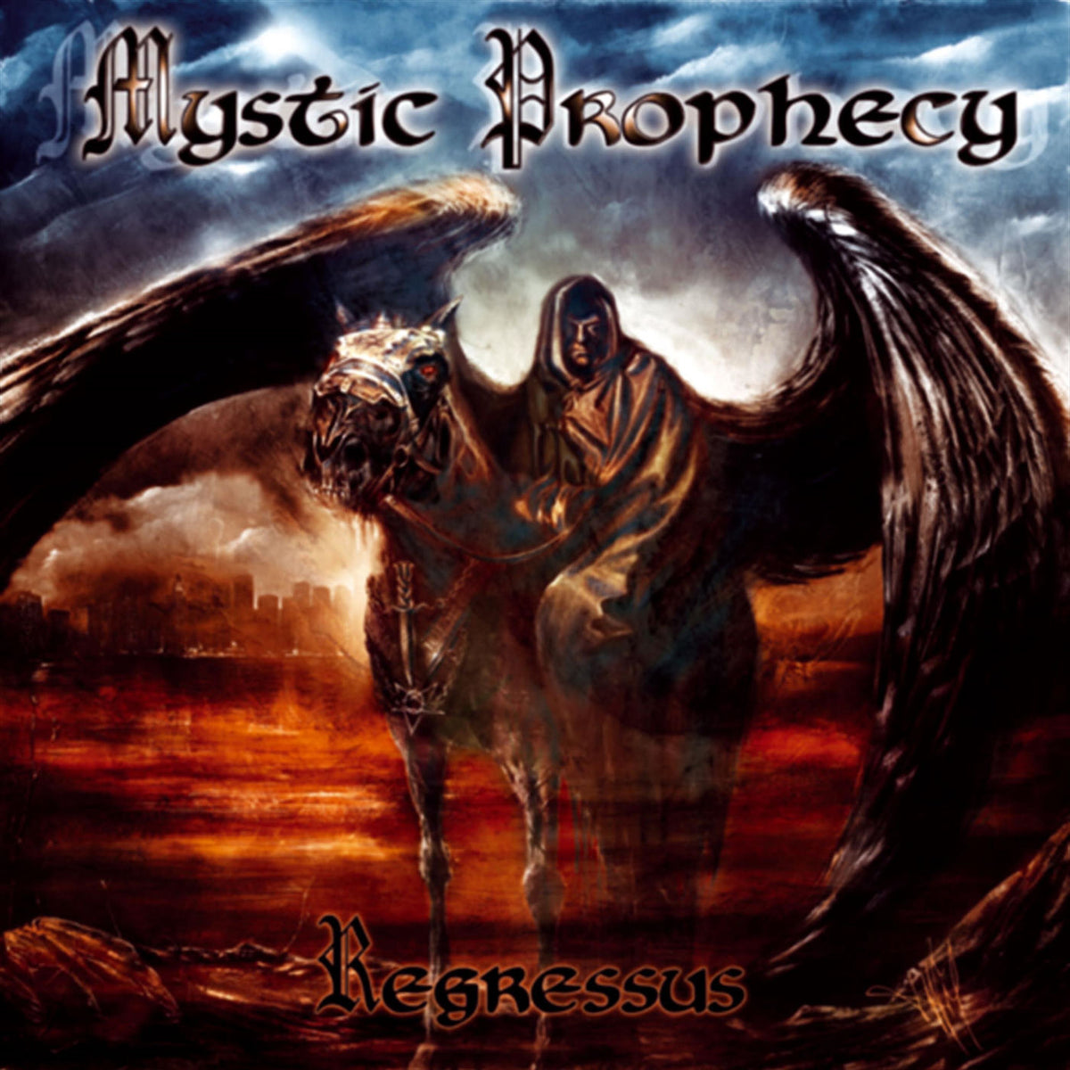 Mystic Prophecy – Regressus vinyl record cover
