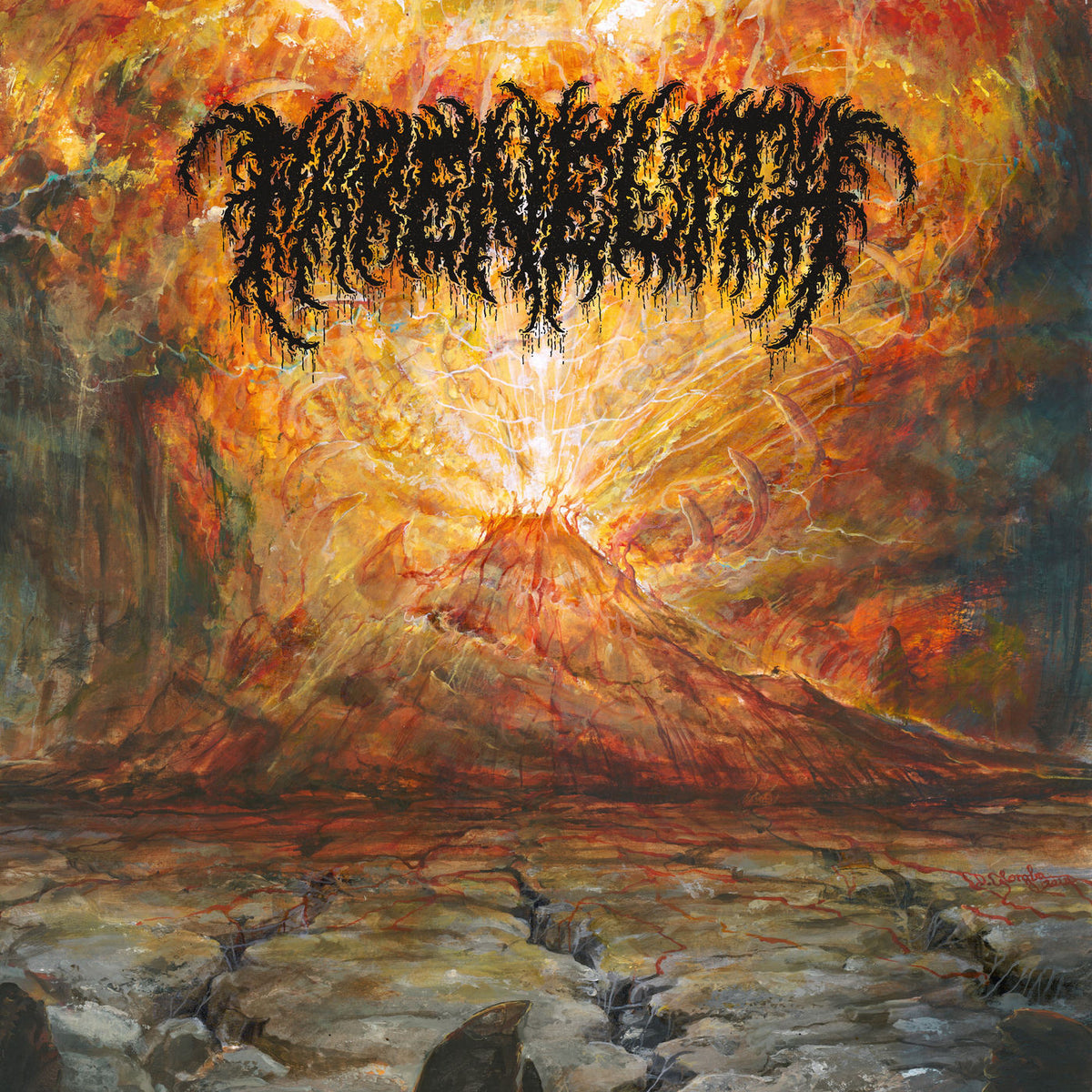 Phrenelith – Ashen Womb vinyl record cover