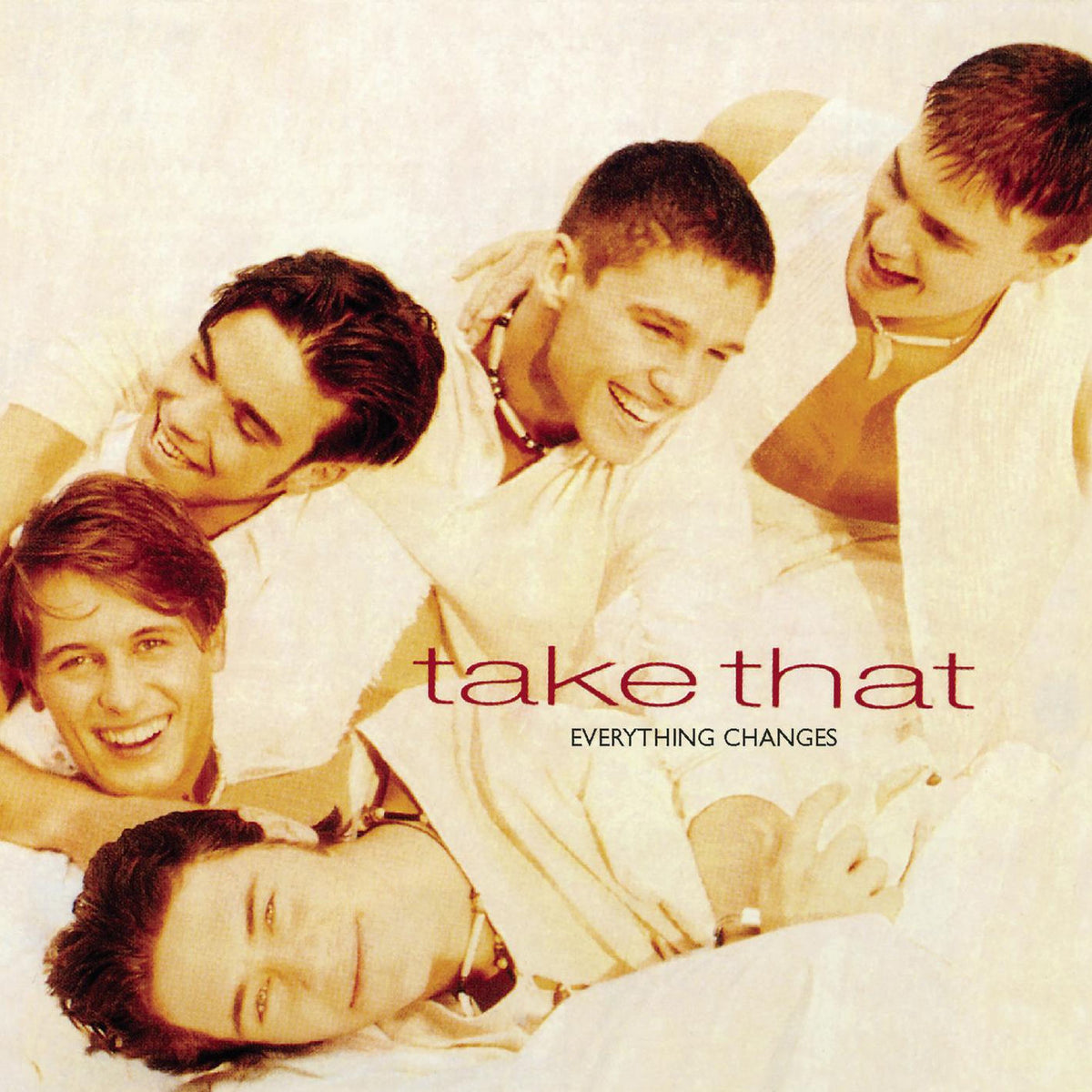 Take That – Everything Changes (National Album Day 2024) vinyl record cover
