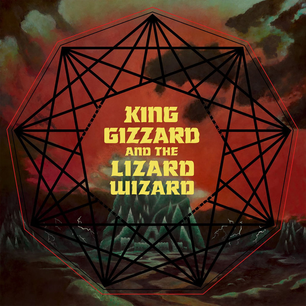 King Gizzard & The Lizard Wizard – Nonagon Infinity (Alien Warp Drive Edition) (Coloured Vinyl) vinyl record cover