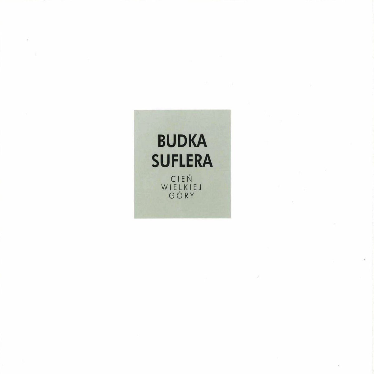 Budka Suflera – Cien Wielkiej Gory vinyl record cover