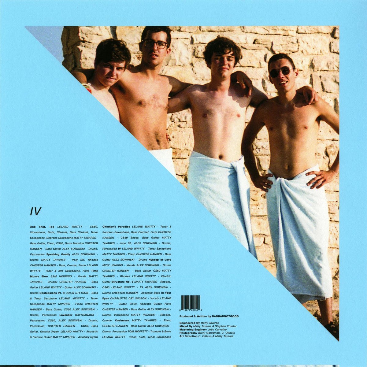 Badbadnotgood – IV (WHITE VERSION) vinyl record cover