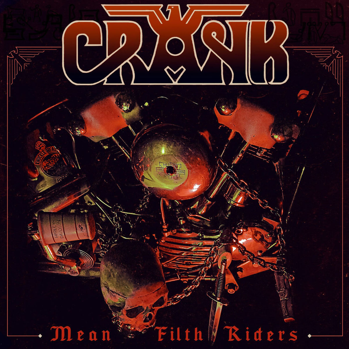 Crank – Mean Filth Riders vinyl record cover