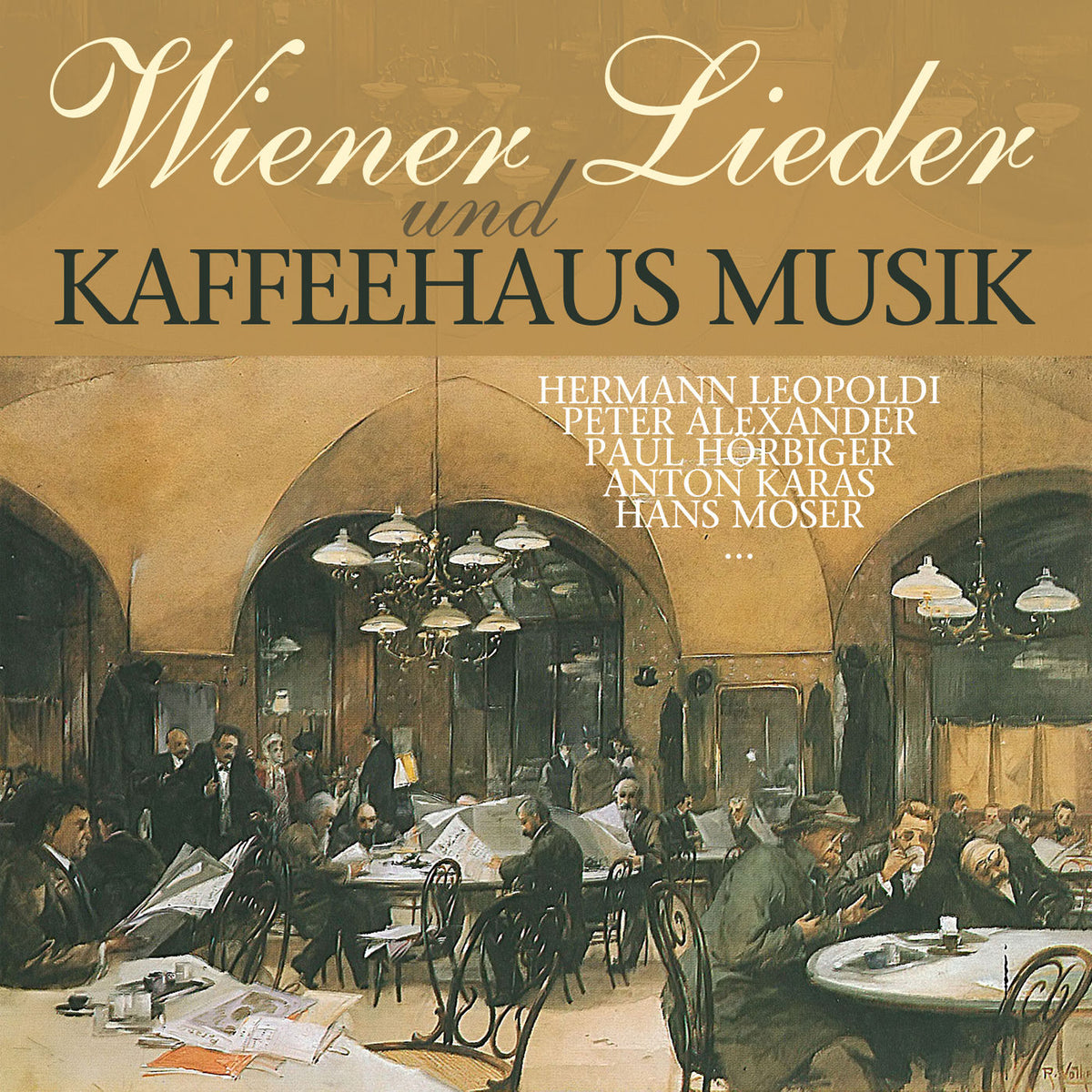 Various Artists – Wiener Kaffeehaus Musik vinyl record cover
