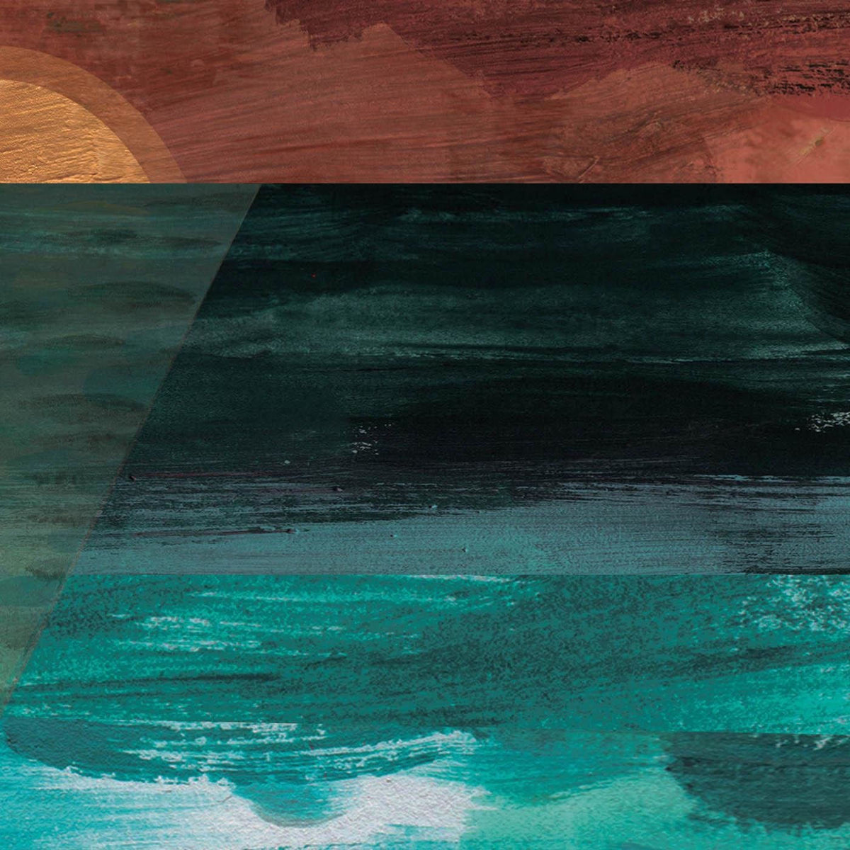 Partial Traces – Wild Surf / Quiet Blues vinyl cover