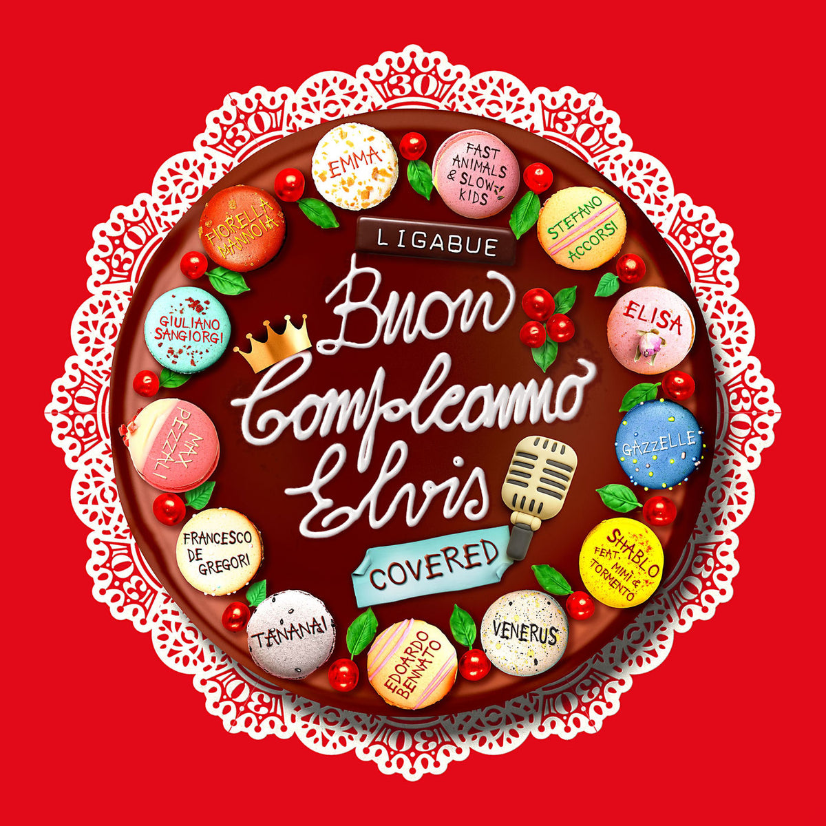 Various Artists – Buon Compleanno Elvis ... vinyl record cover