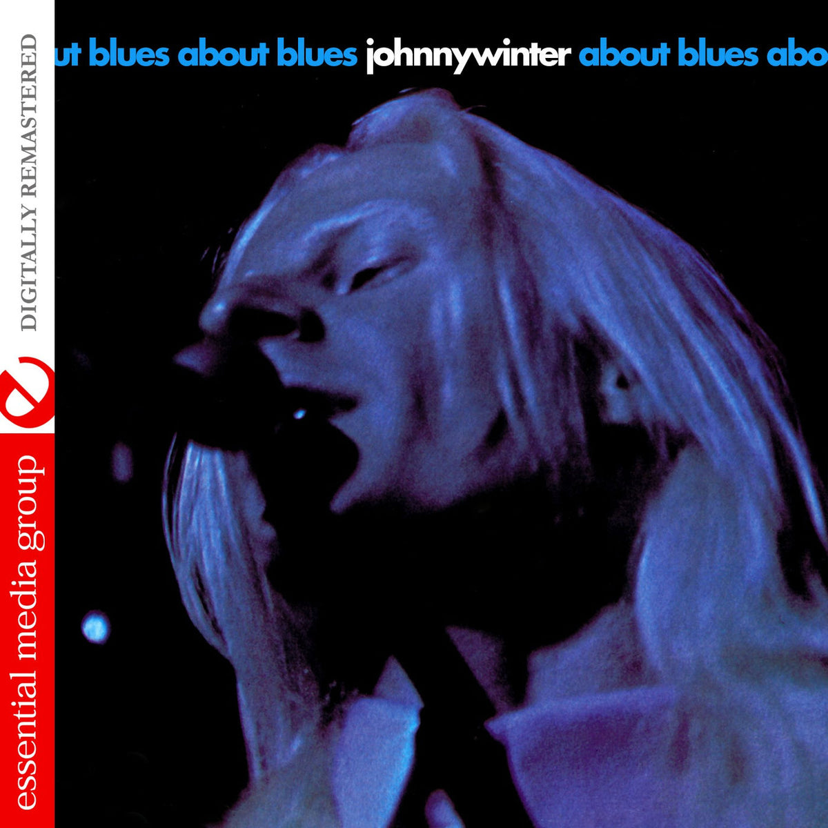 Johnny Winter – About Blues vinyl record cover