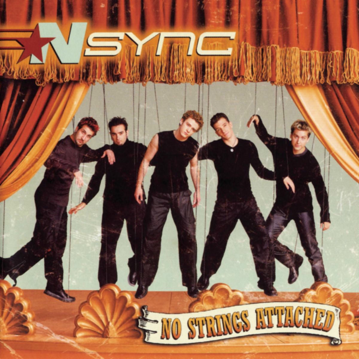 *Nsync – No Strings Attached vinyl record cover