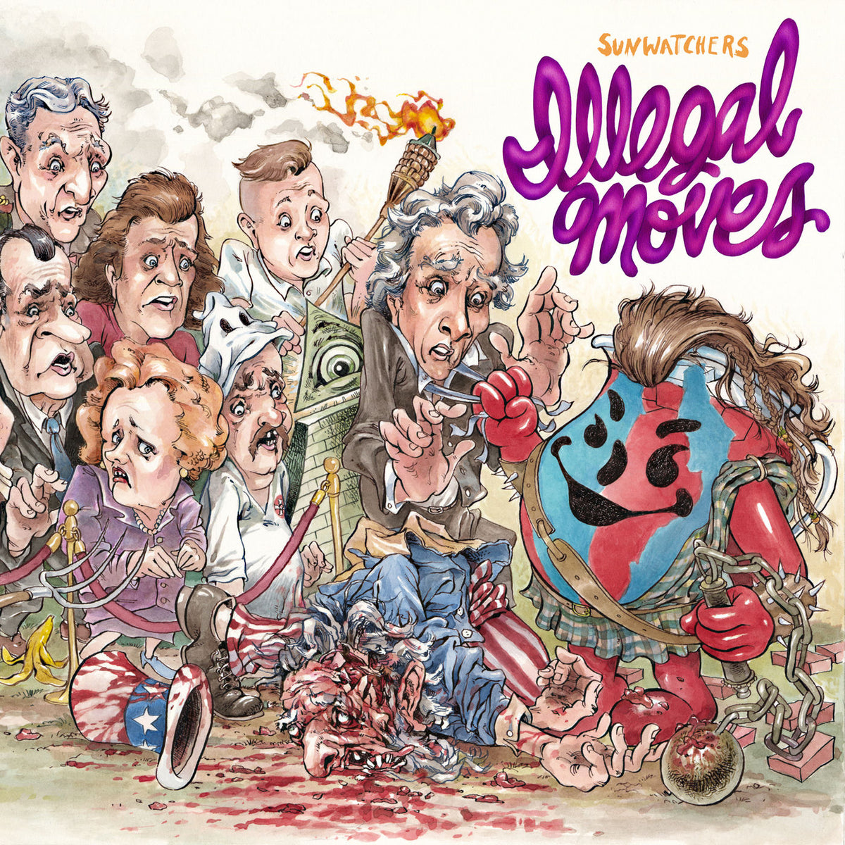 Sunwatchers – Illegal Moves vinyl cover