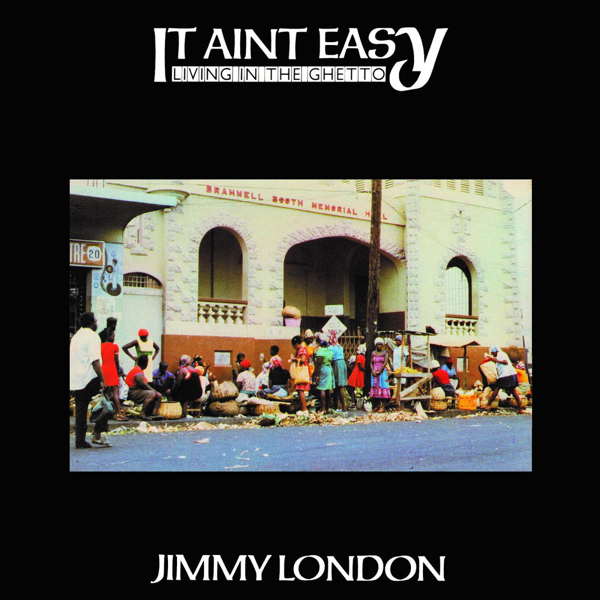 Jimmy London – It Ain’t Easy Living in the Ghetto vinyl cover