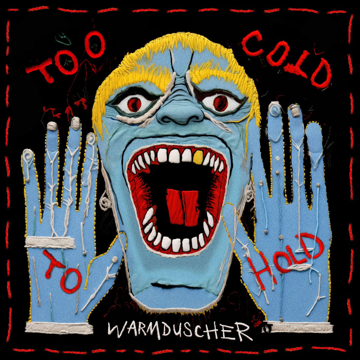 Warmduscher – Too Cold To Hold (TRANSLUCENT BLUE VINYL) vinyl record cover