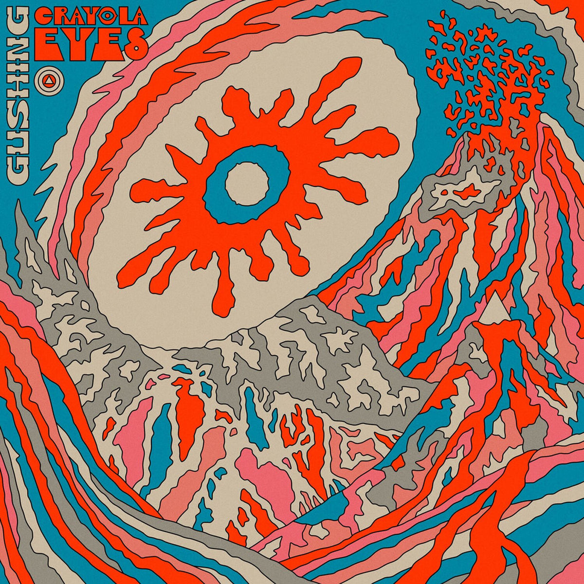 Crayola Eyes – Gushing vinyl record cover
