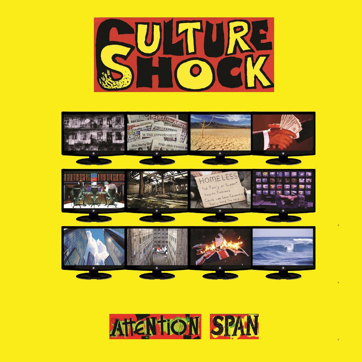 Culture Shock – Attention Span vinyl record cover