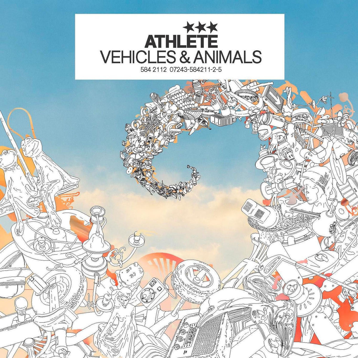 Athlete – Vehicles & Animals vinyl record cover