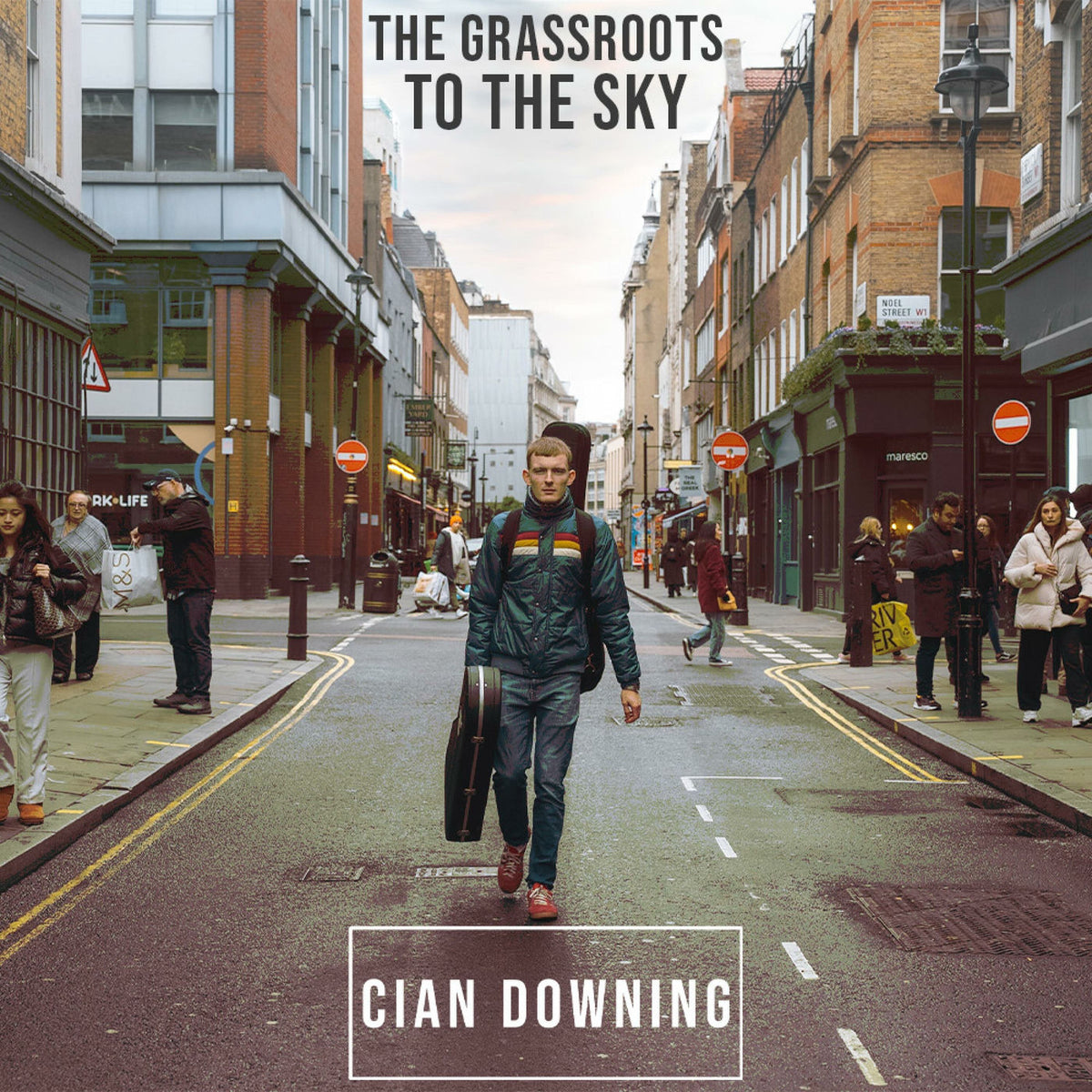 Cian Downing – The Grassroots to the Sky vinyl record cover