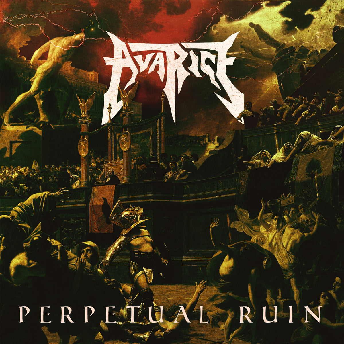 Avarice – Perpetual Ruin vinyl record cover