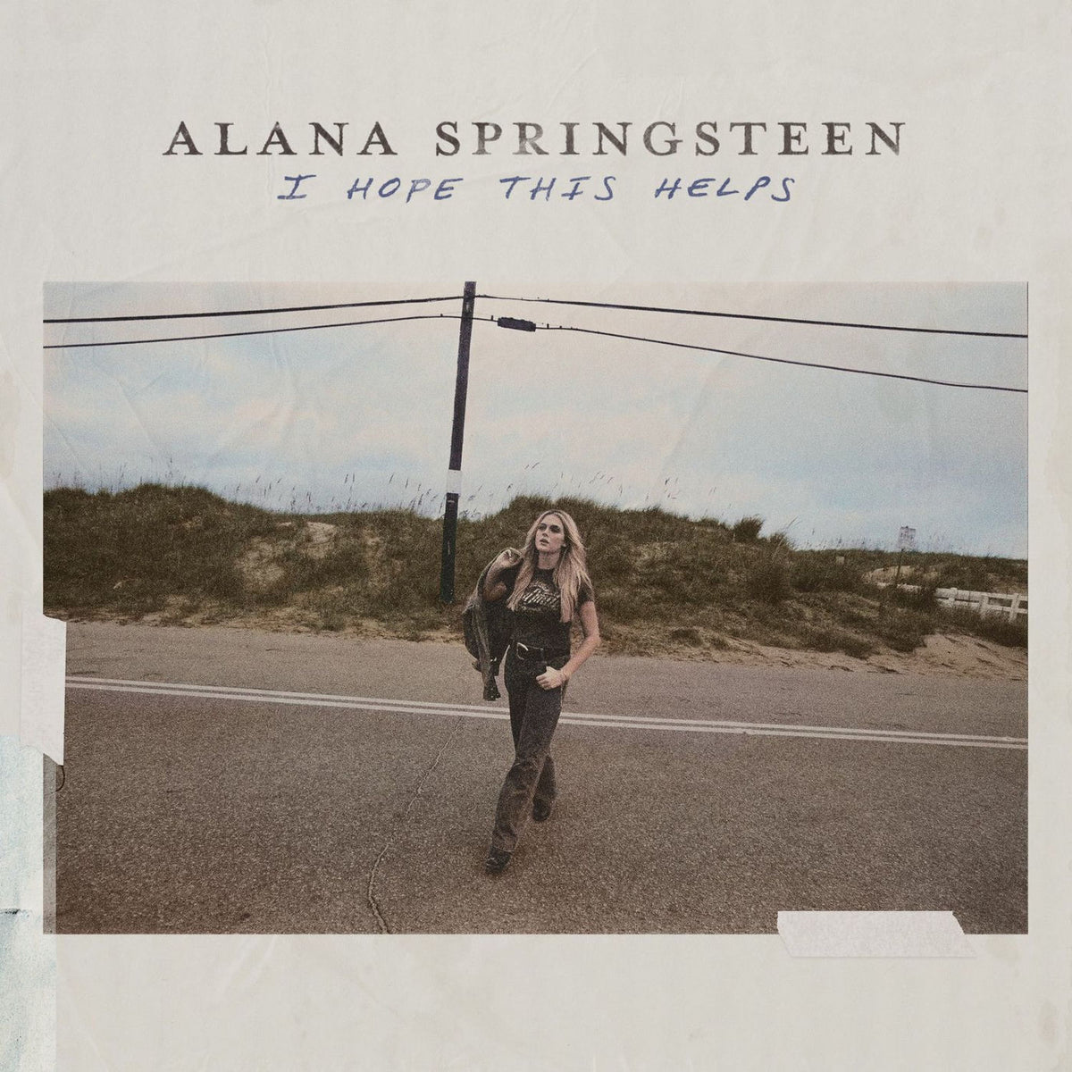 Alana Springsteen – I Hope This Helps (Iridescent Blue Vinyl) vinyl record cover