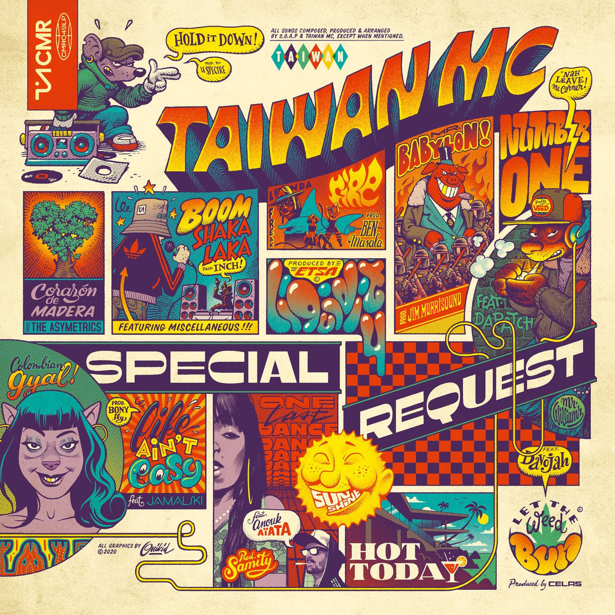 Taiwan Mc – Special Request vinyl record cover