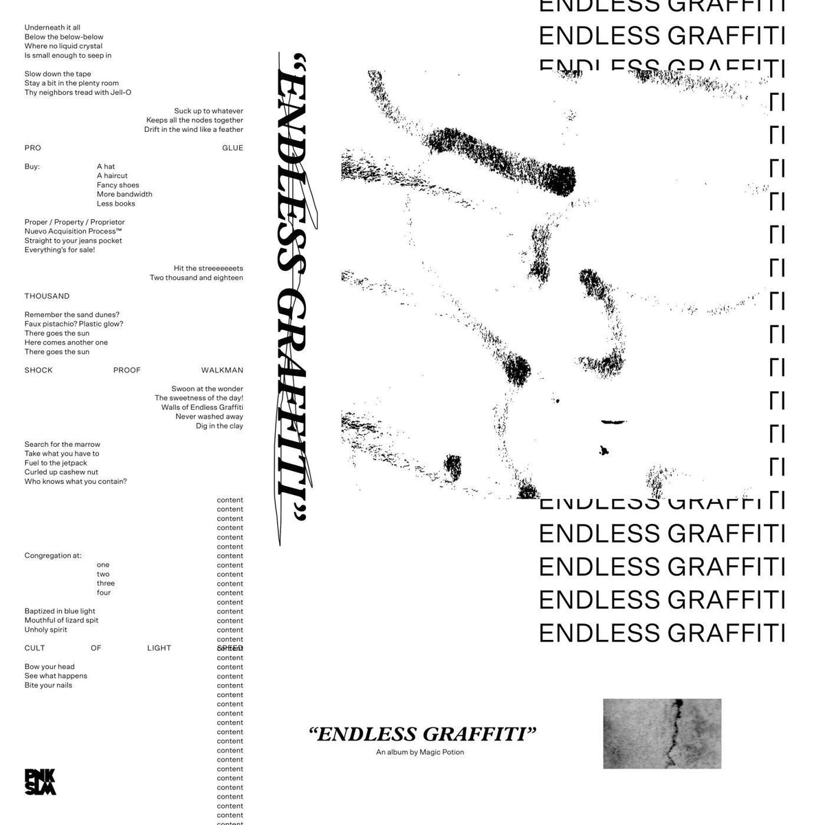 Magic Potion – Endless Graffiti vinyl record cover