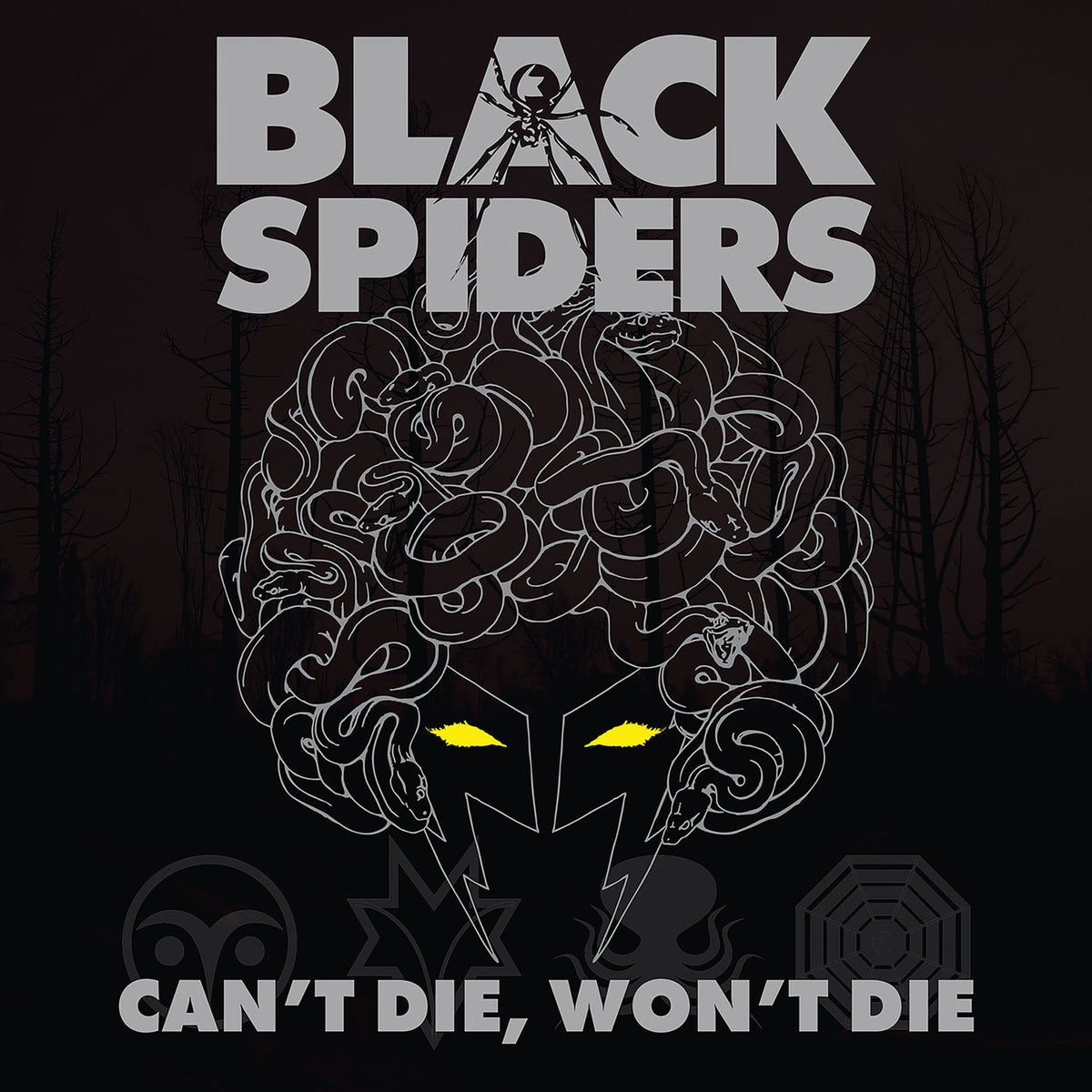 Black Spiders – Can't Die, Won't Die vinyl record cover