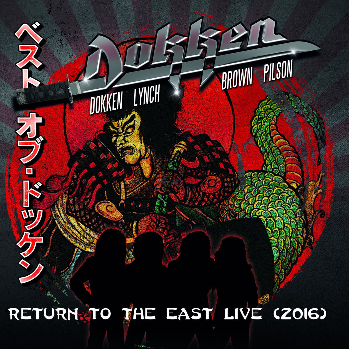 Dokken – Return To The East Live 2016 vinyl record cover