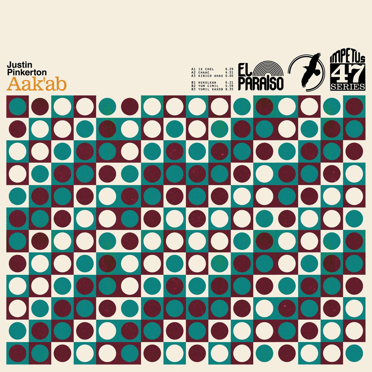 Justin Pinkerton – Aak'ab vinyl cover