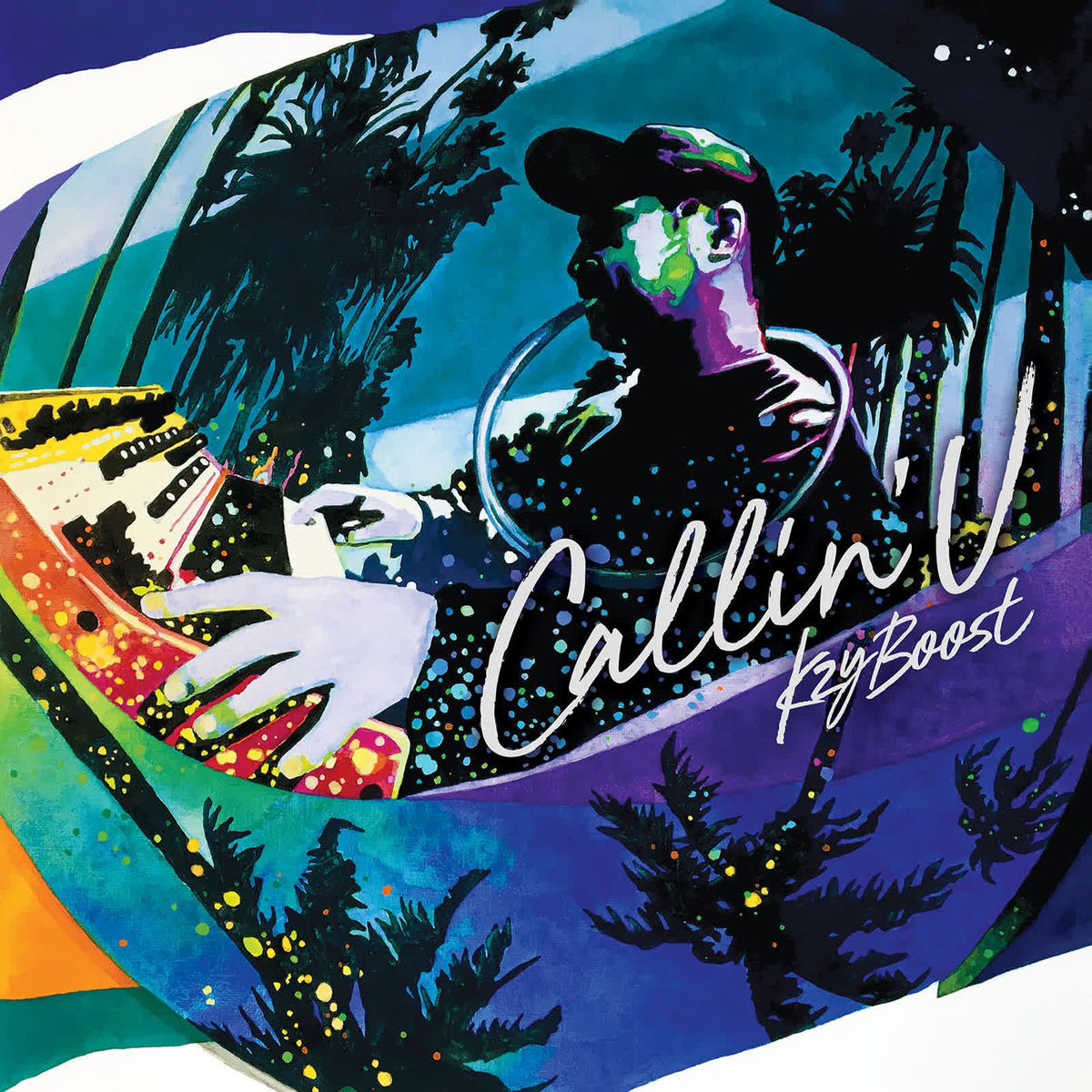 KzyBoost – Callin U vinyl record cover
